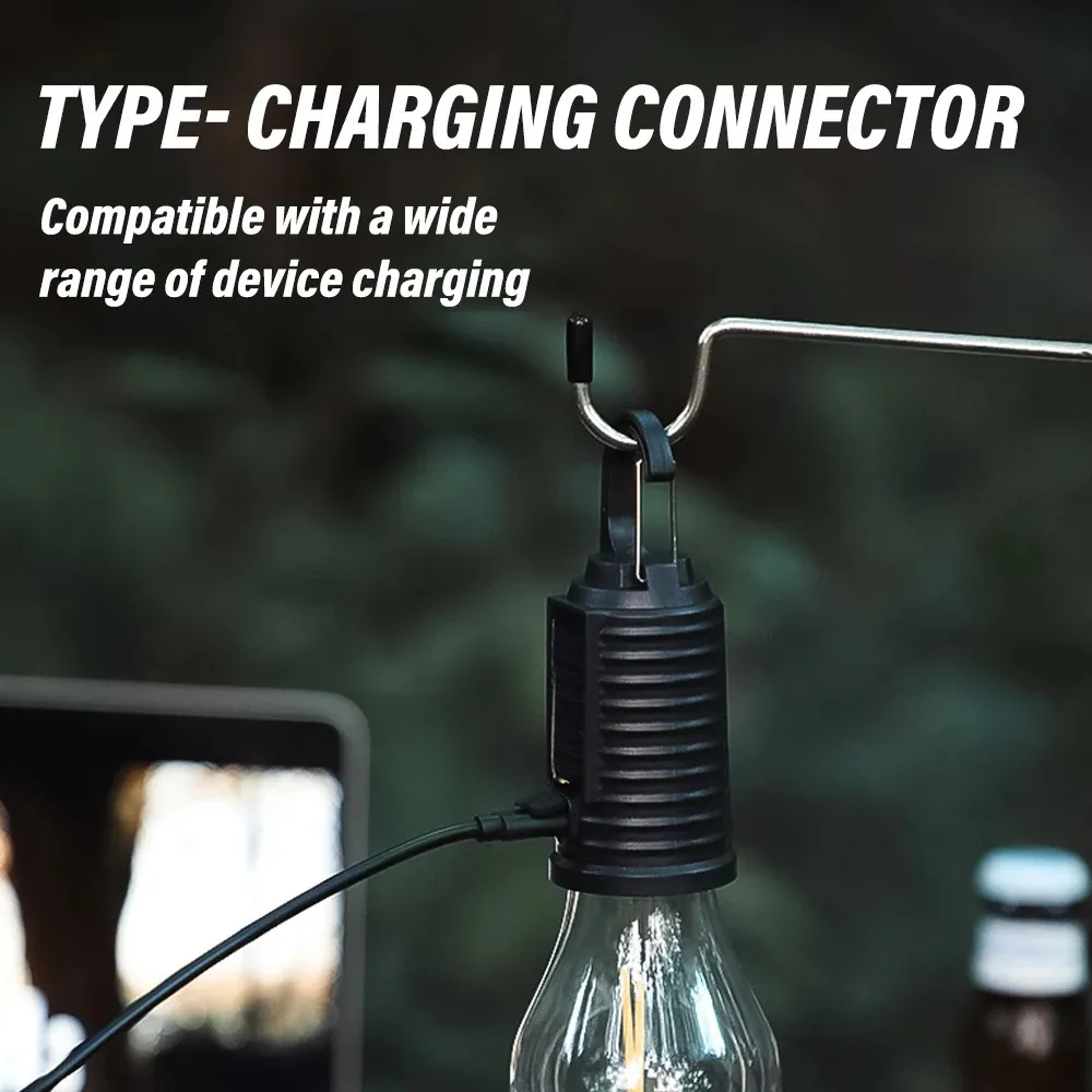 1Pcs Solar Rechargeable Hanging LED Light – ডুয়াল চার্জিং ইমার্জেন্সি লাইট - Image 4