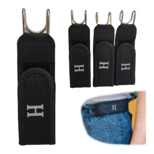 2Pair (4 Pcs) Premium Buckle-less Lazy Belt